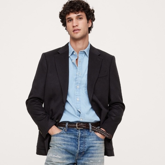 BANANA REPUBLIC SIGNATURE ITALIAN CASHMERE BLAZER